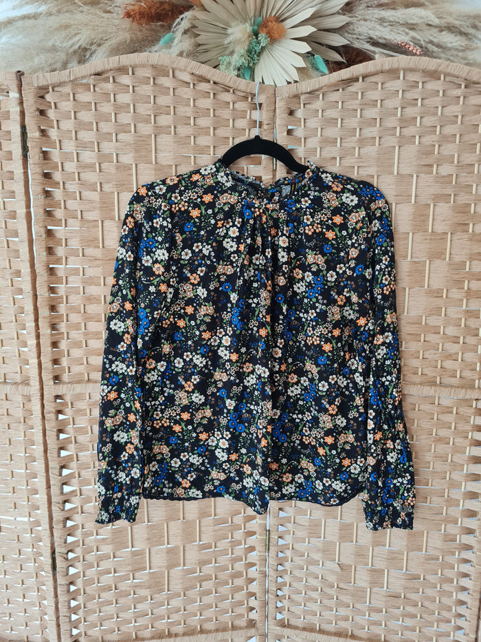 Superdry Black Floral Top 10