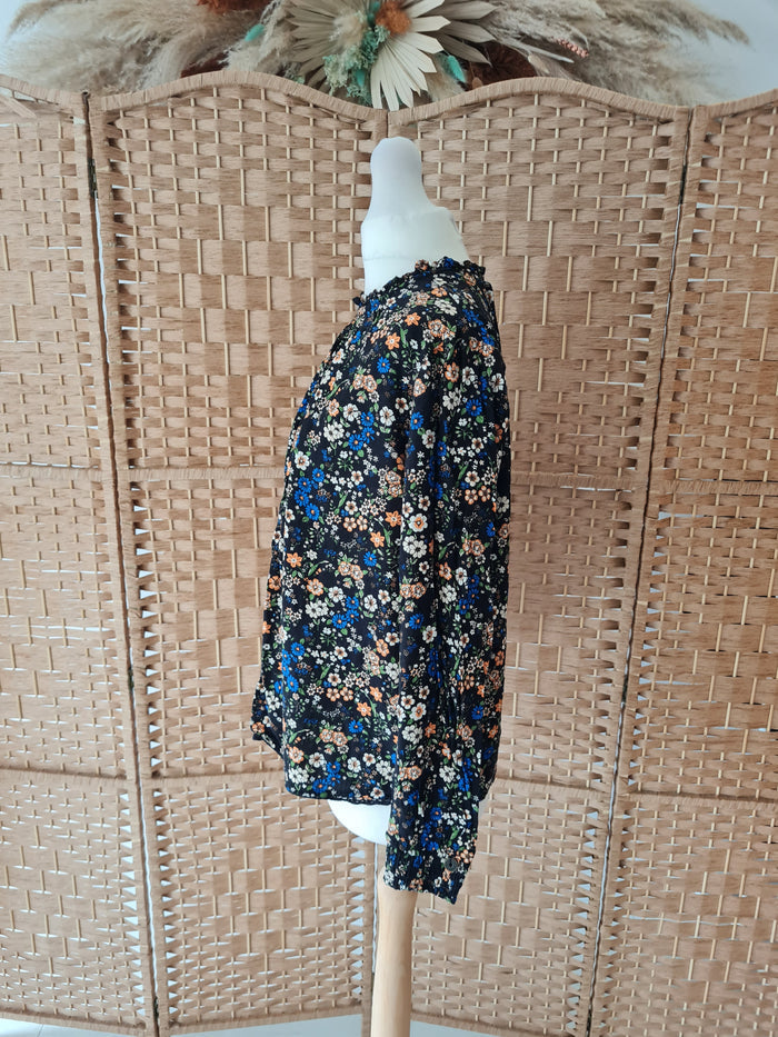 Superdry Black Floral Top 10