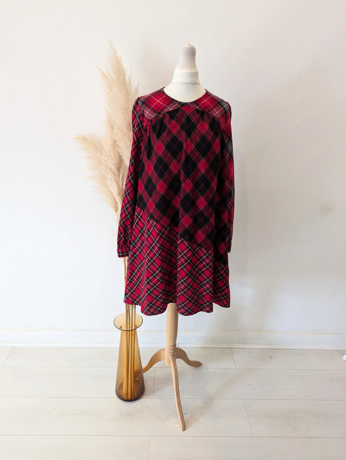 Superdry Red Tartan Dress 10