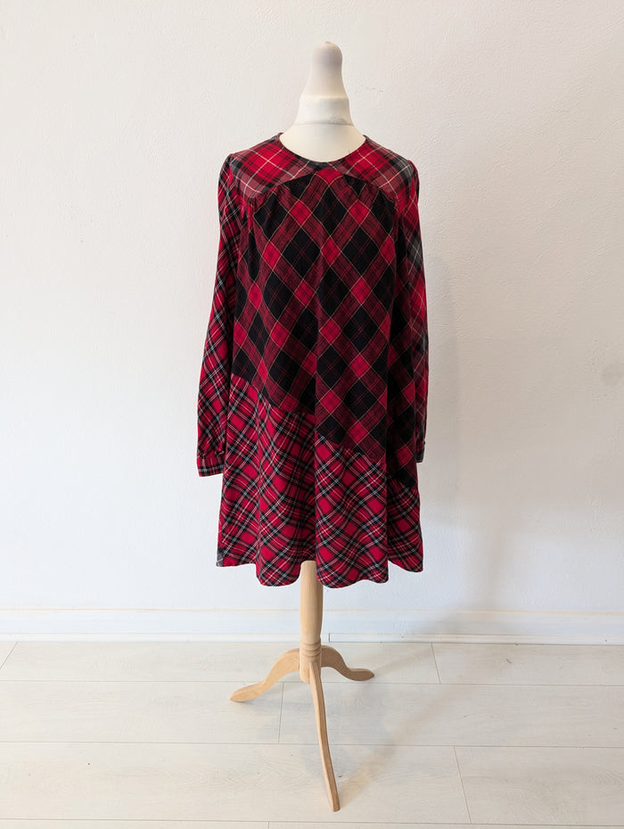 Superdry Red Tartan Dress 10