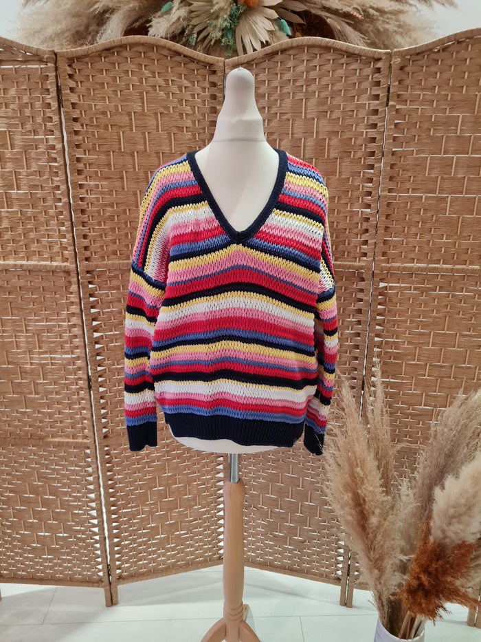 Superdry Stripe Jumper Size 8