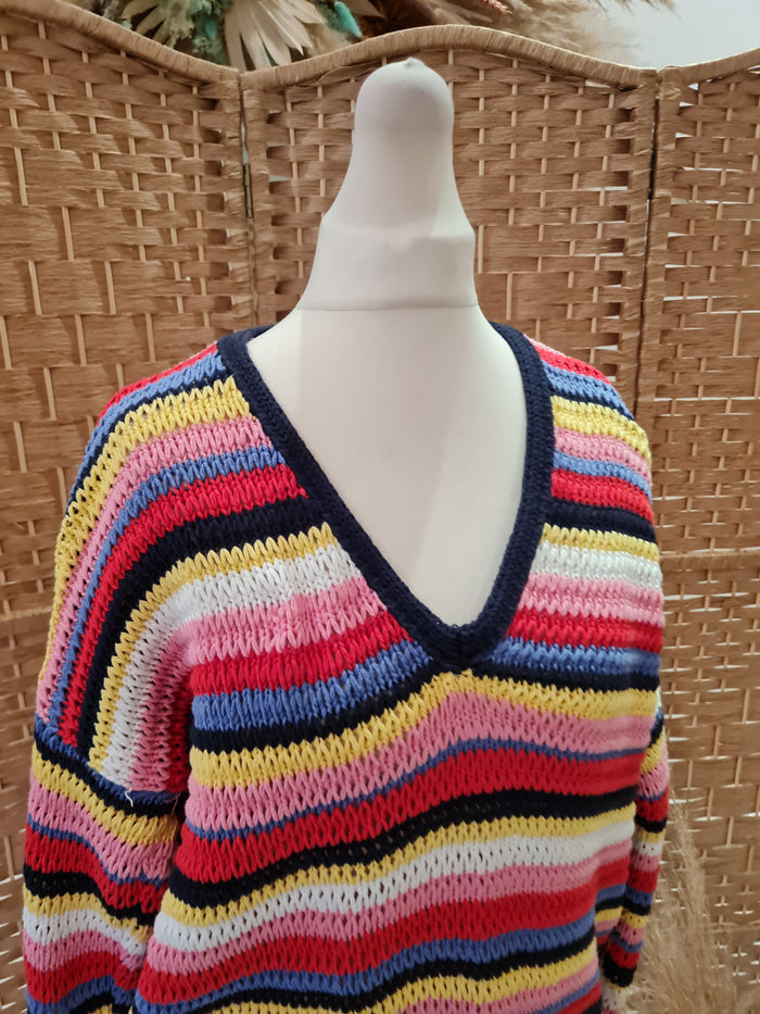 Superdry Stripe Jumper Size 8