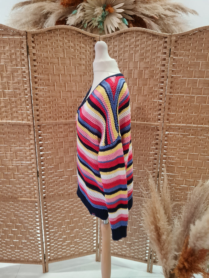 Superdry Stripe Jumper Size 8