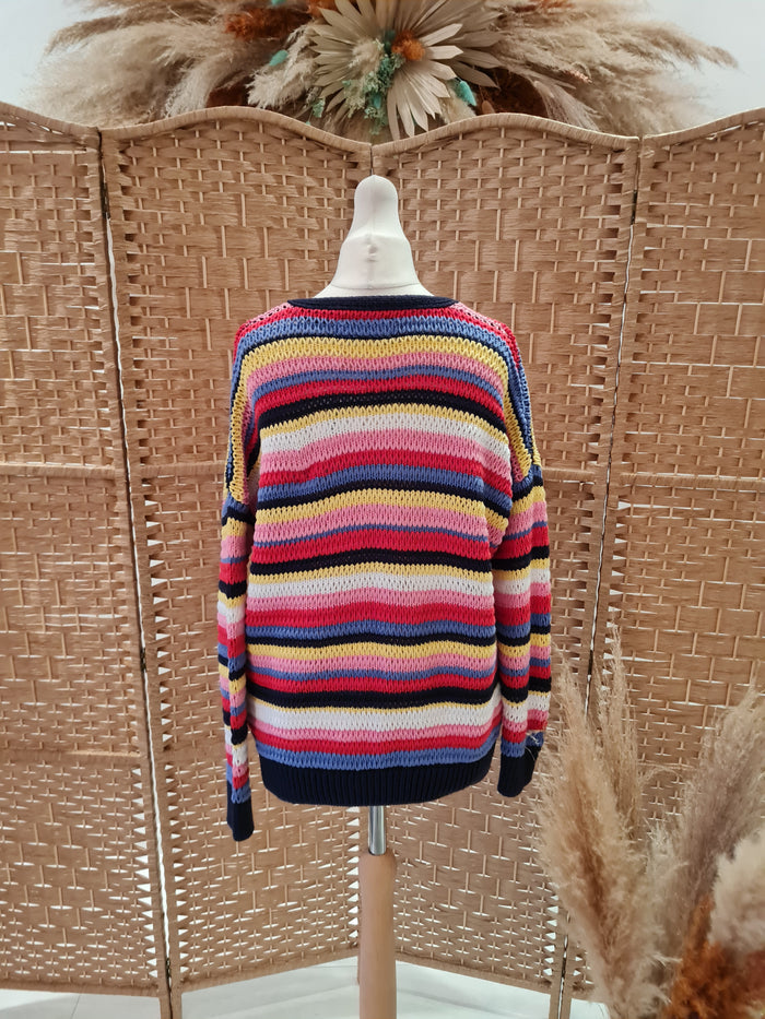 Superdry Stripe Jumper Size 8
