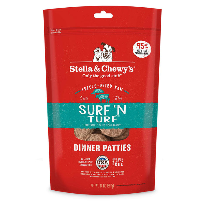 *Surf & Turf Freeze-dried Raw Dinner Patties