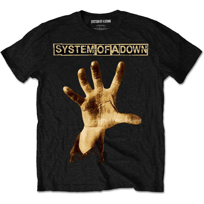 System of a Down Unisex T-shirt - Hand Rock Off