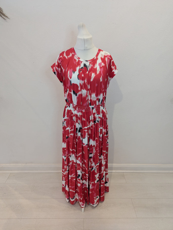 Taifun Coral Maxi Dress Size 18