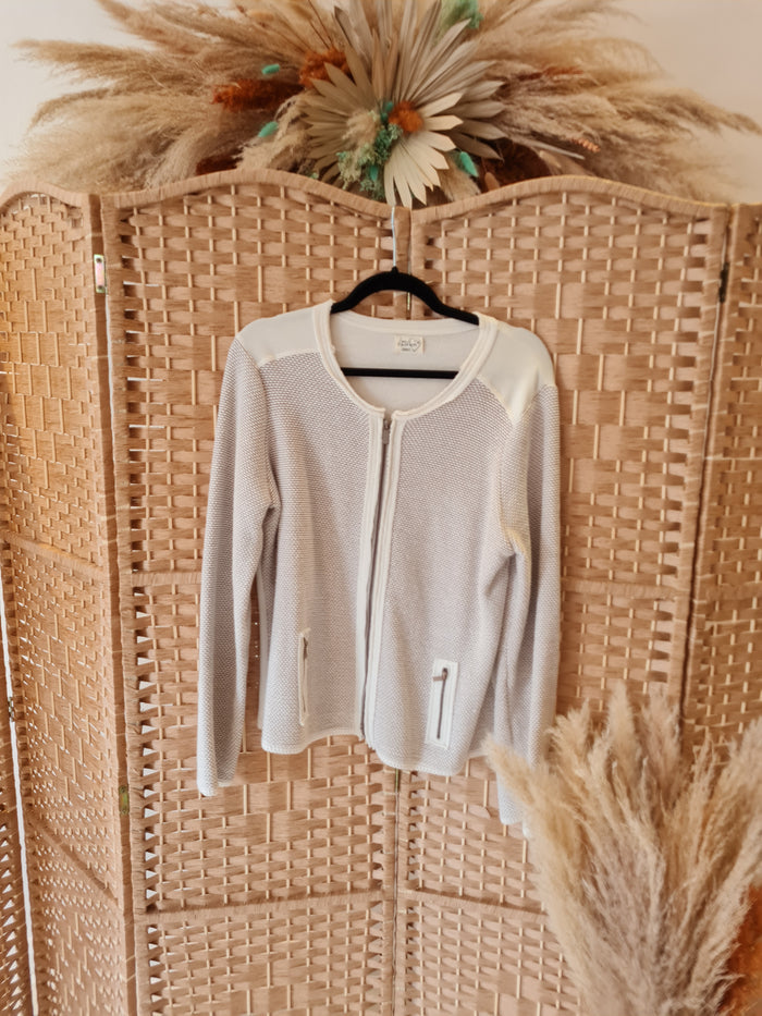 Taifun  Cream Zip front Jacket  12