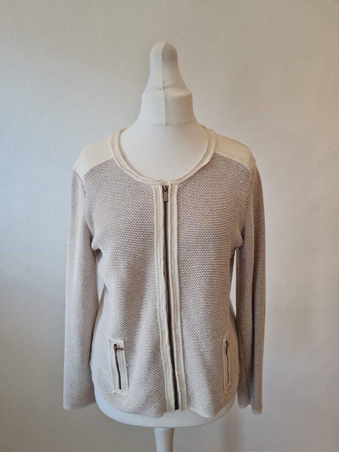 Taifun  Cream Zip front Jacket  12