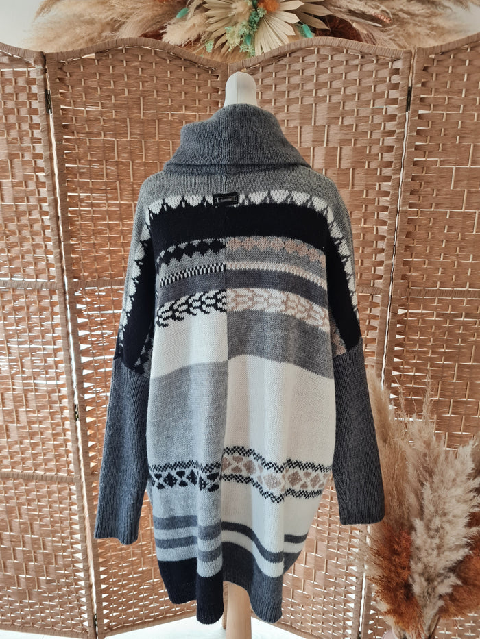 Taifun Grey multi Jumper M/L