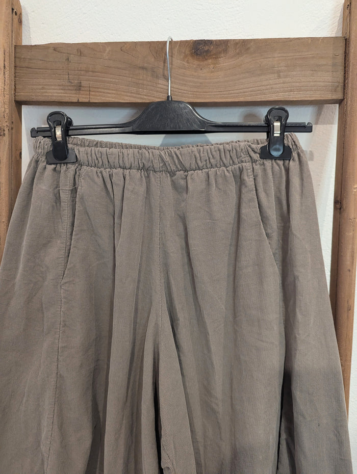 Taupe cord Cocoon Pants