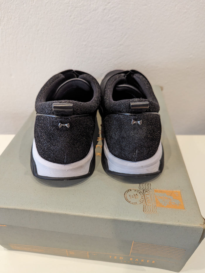 Ted Baker black slip on trainers 5