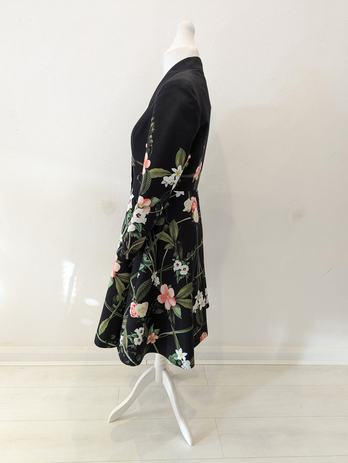 Ted Baker floral dress coat 12/14