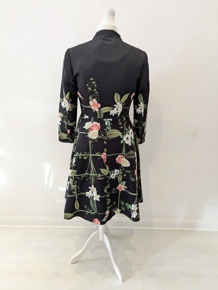 Ted Baker floral dress coat 12/14