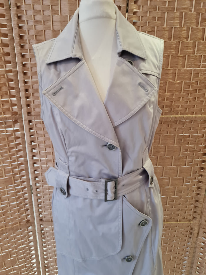 Ted Baker Grey Utility Shift Dress Size 3 (Medium)