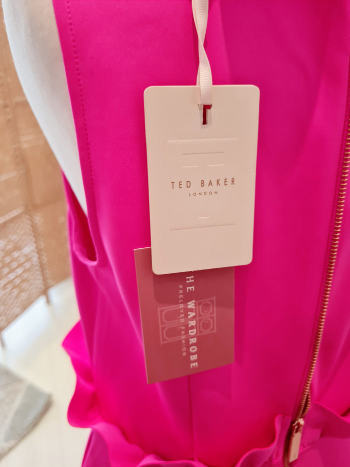 Ted Baker neon pink dress 3 New RRP £139