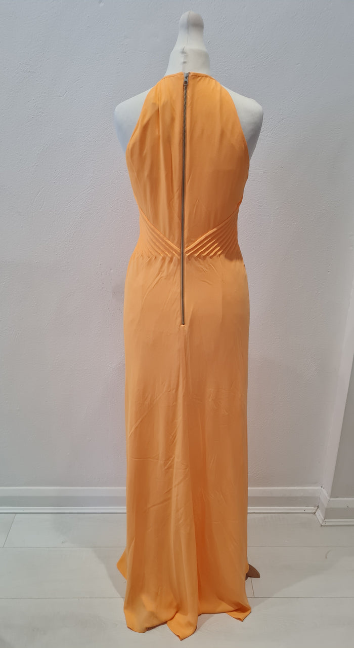 Ted Baker Orange Maxi Dress 8