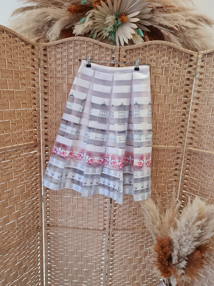 Ted Baker Pink Skater Skirt Small