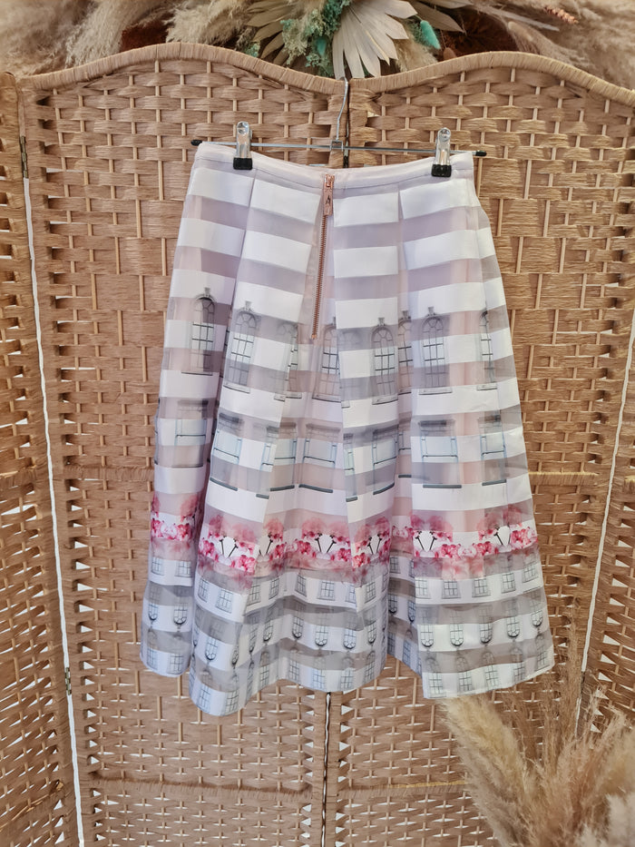 Ted Baker Pink Skater Skirt Small