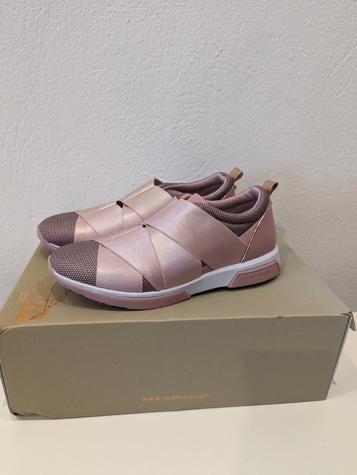 Ted Baker pink slip on trainers 5