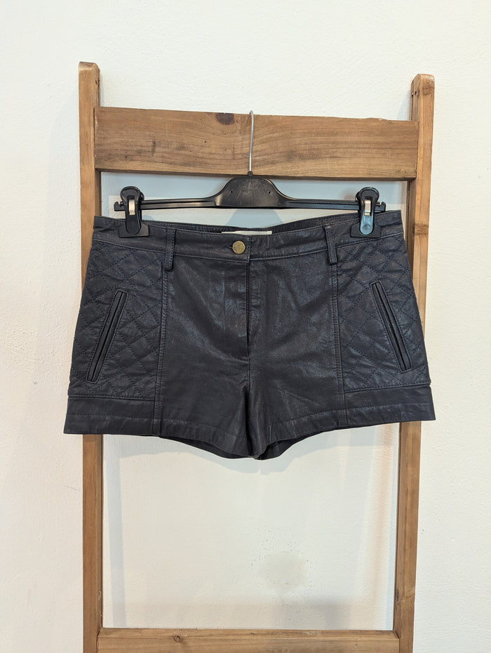 Thakoon Addition Leather Shorts S