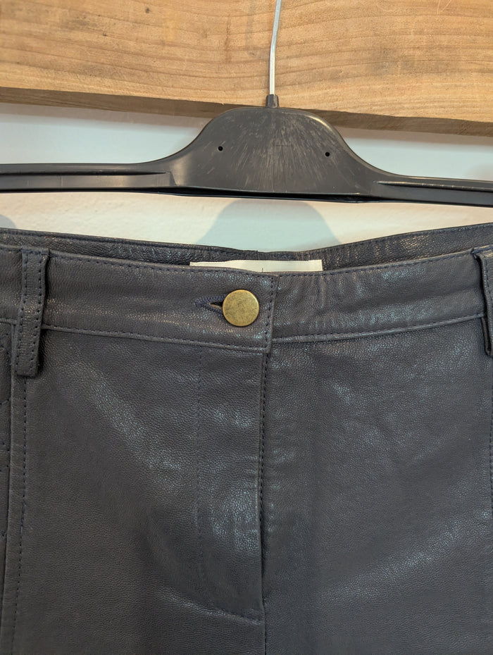 Thakoon Addition Leather Shorts S
