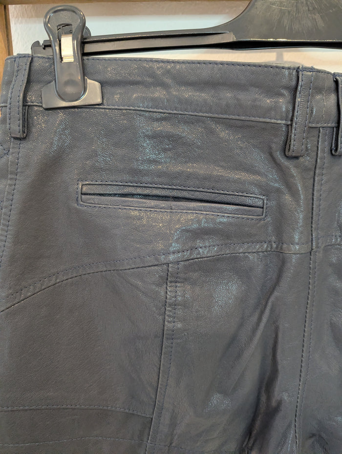 Thakoon Addition Leather Shorts S