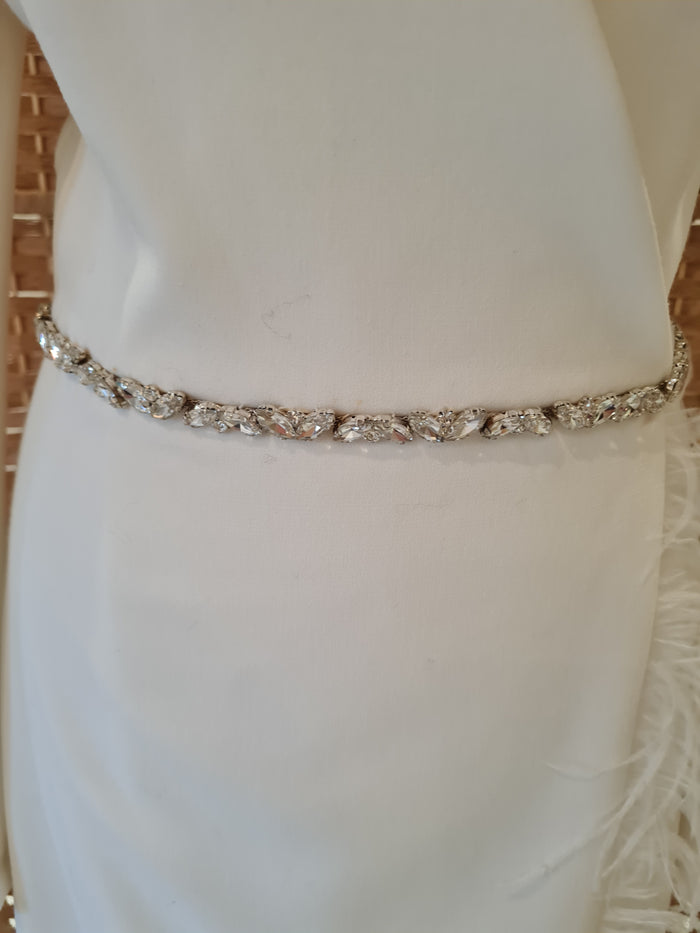 The 8th Sign White Feather trim Dress 10