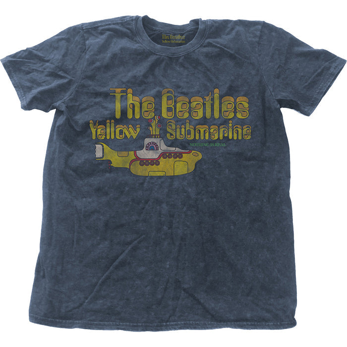 The Beatles T-Shirt-Yellow Submarine - Snow Wash Rock Off