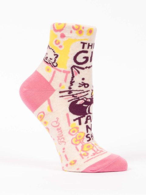 The Girl Takes No Shit W-Ankle Socks