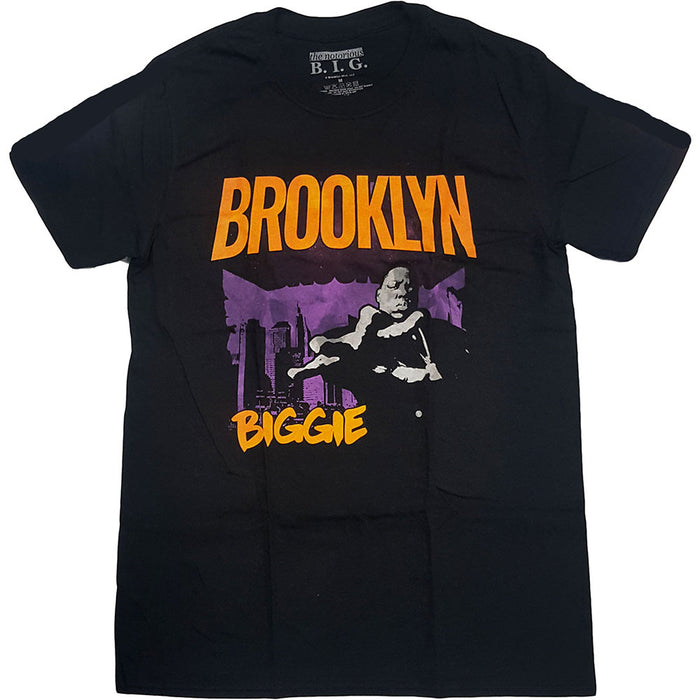 The Notorious B.I.G T-Shirt - Biggie Small - Brooklyn Orange Rock Off