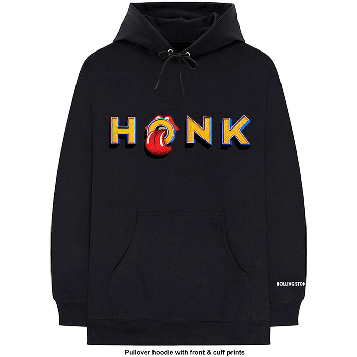 The Rolling Stones Unisex Pullover Hoodie - Honk Letters Rock Off