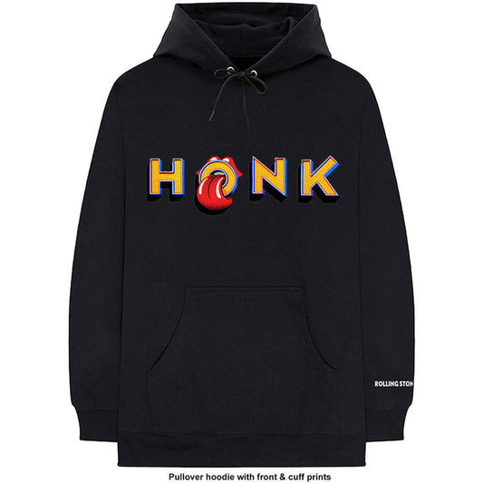 The Rolling Stones Unisex Pullover Hoodie - Honk Letters Rock Off