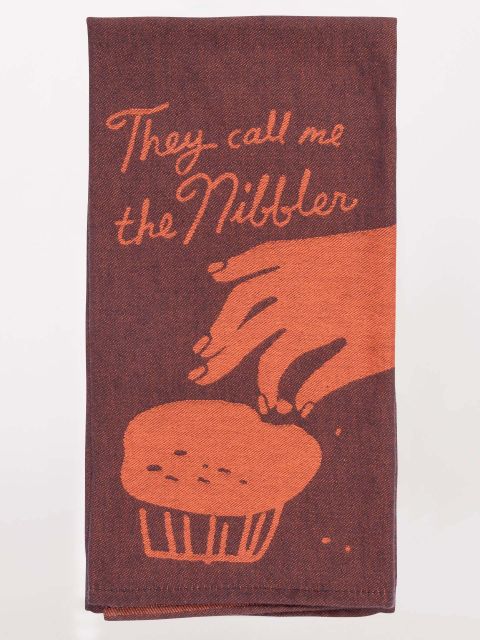 They Call Me The Nibbler - Woven Dish Towel BLUEQ