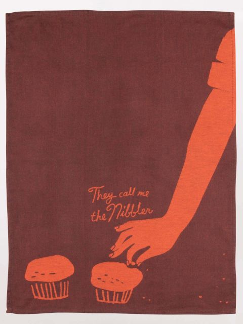 They Call Me The Nibbler - Woven Dish Towel BLUEQ