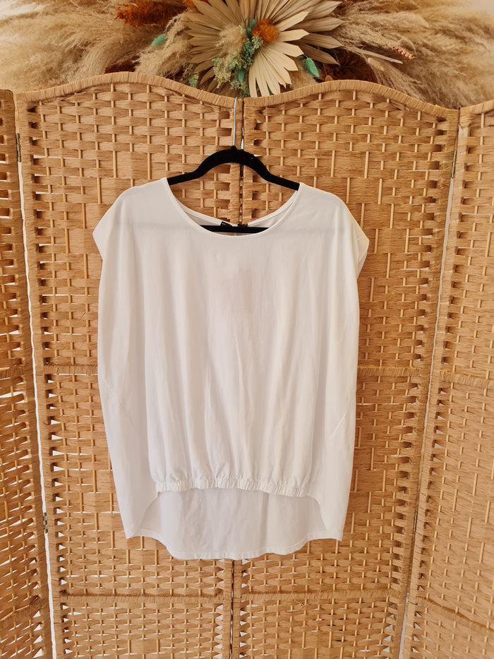 Tina Tee in white