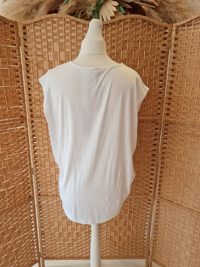 Tina Tee in white