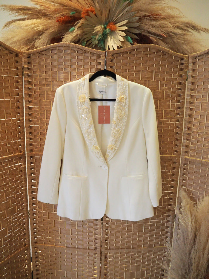 Together white Blazer Size 14