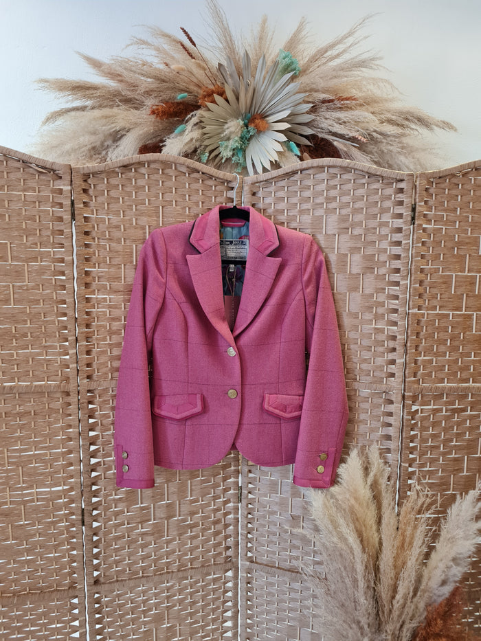 Tom Joules Pink Tweed Blazer Size 8