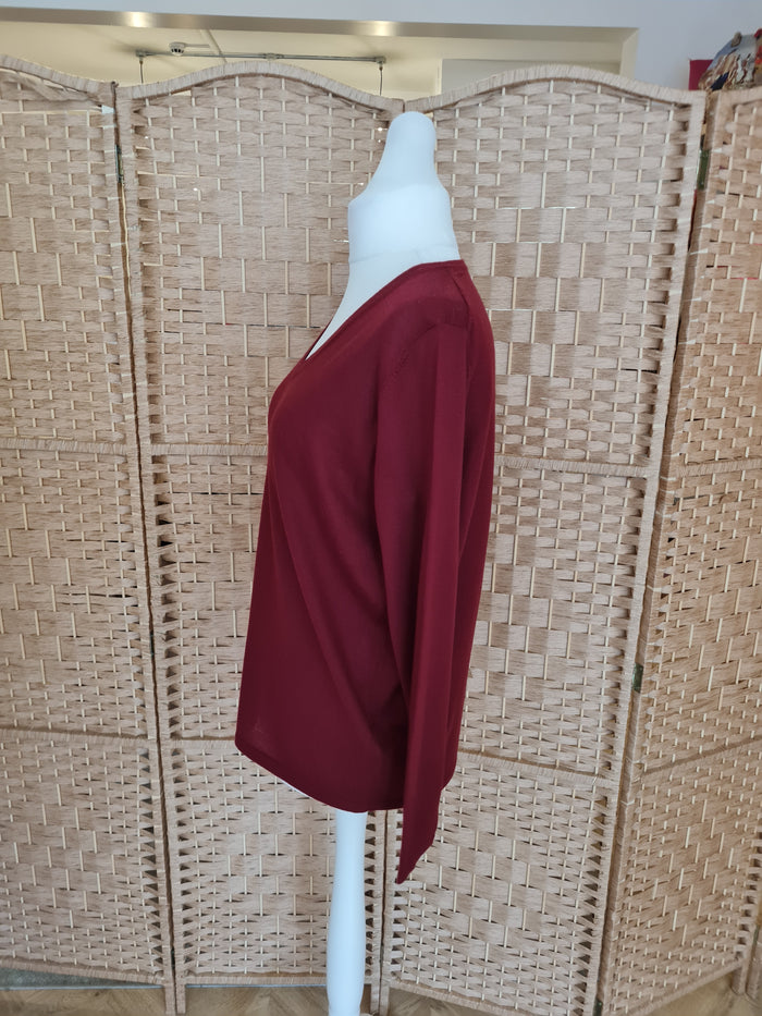 Tommy Hilfiger Burgundy wool Jumper M