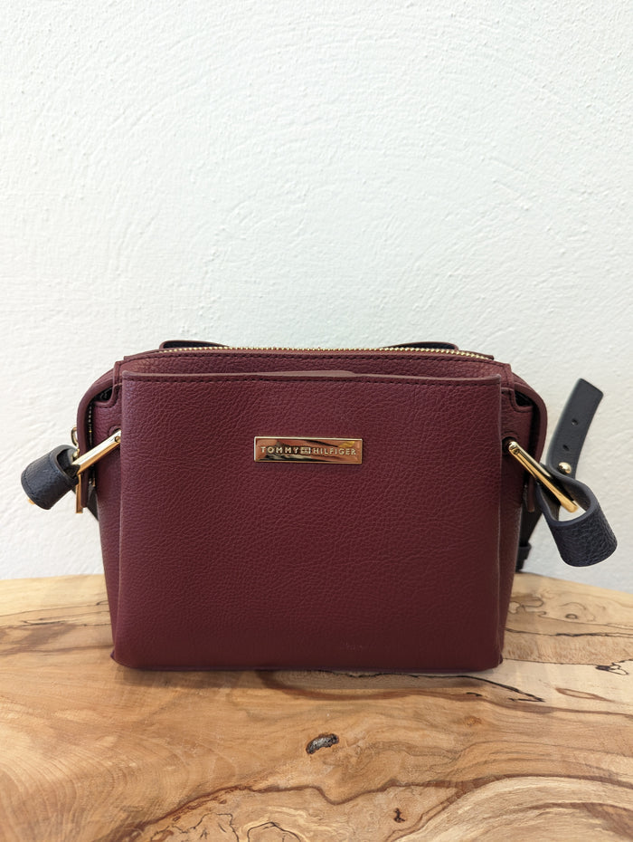 Tommy Hilfiger Maroon Crossbody Bag