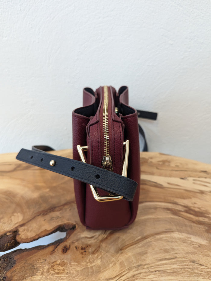 Tommy Hilfiger Maroon Crossbody Bag