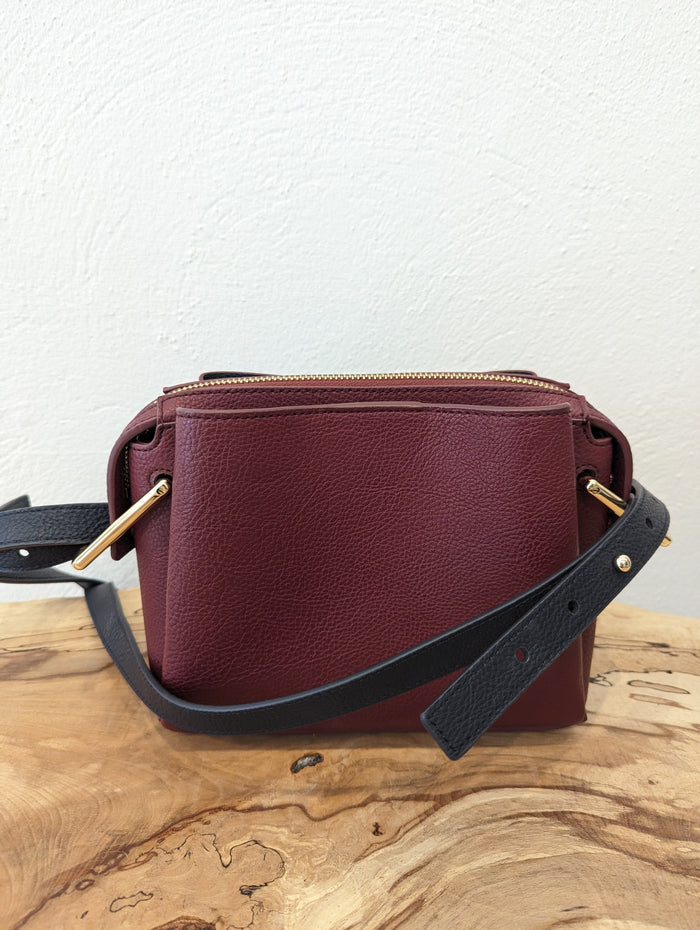 Tommy Hilfiger Maroon Crossbody Bag