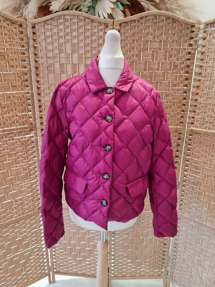 Tommy Hilfiger Pink Quilted Jacket M