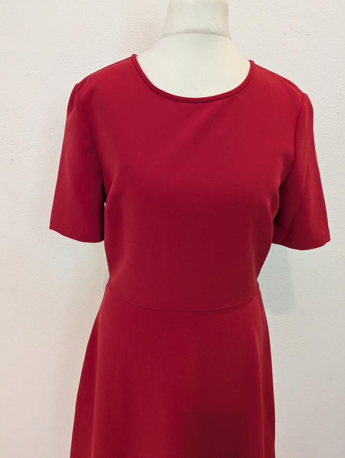 Tommy Hilfiger Red Shift Dress 8 NWT