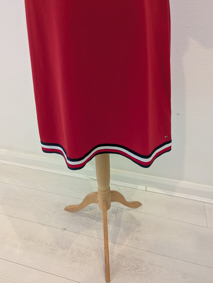 Tommy Hilfiger Red Shift Dress 8 NWT