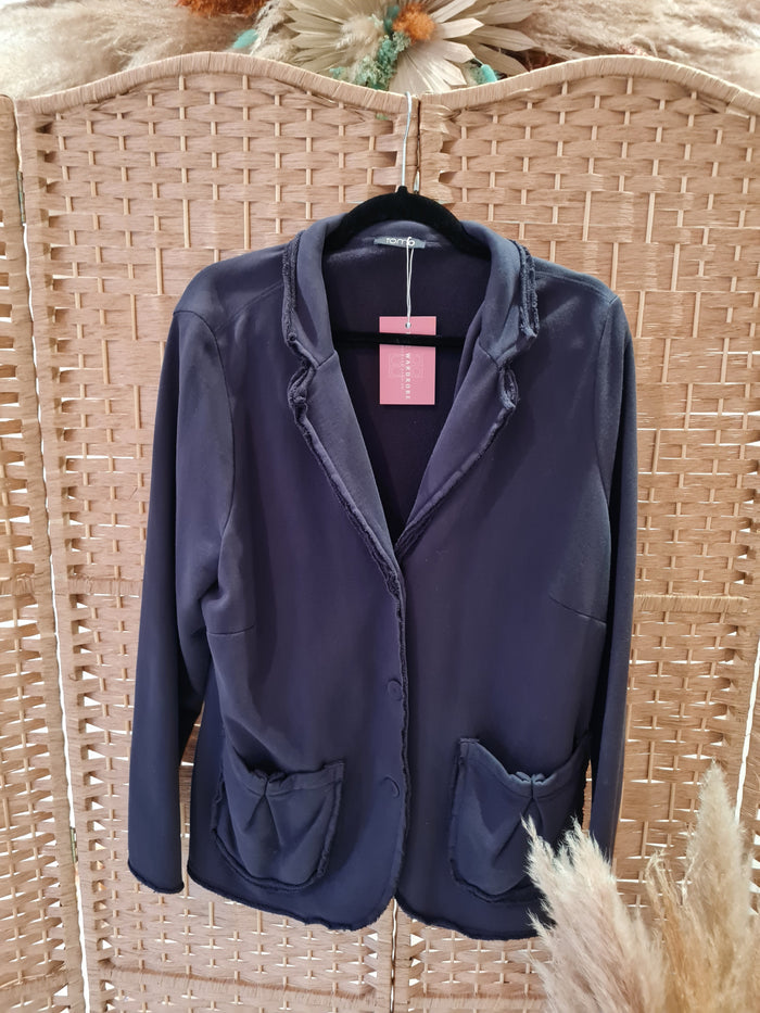 Tomo navy blazer M