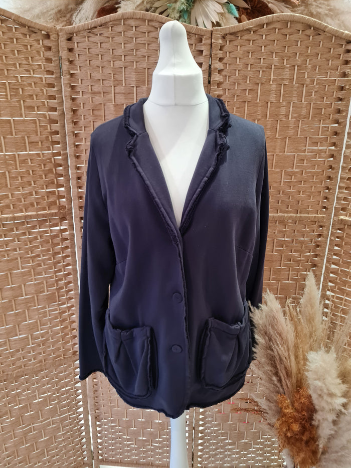 Tomo navy blazer M