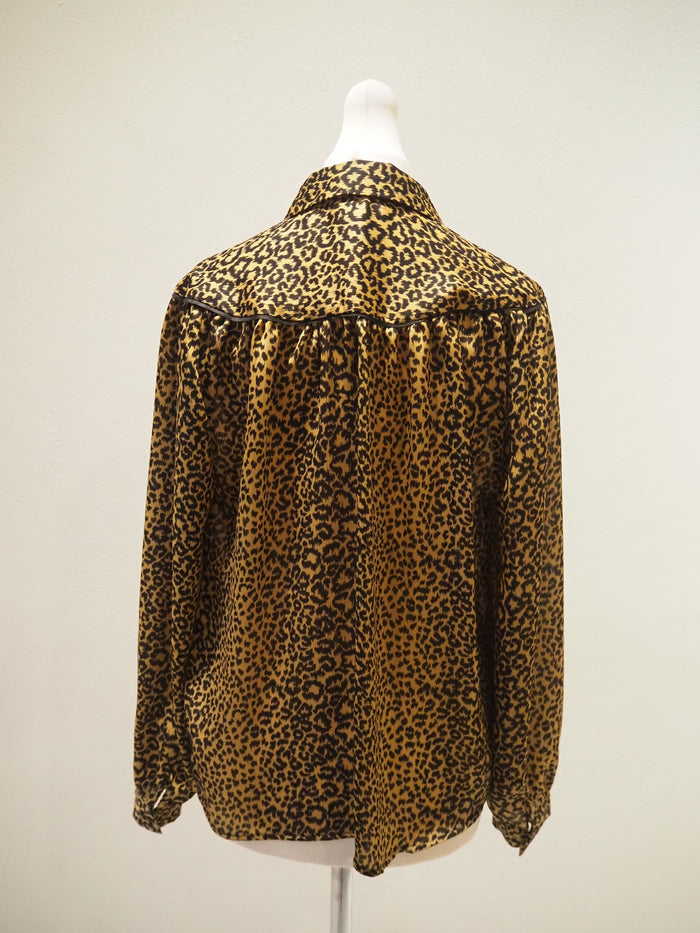 Topshop Animal Print Blouse 6