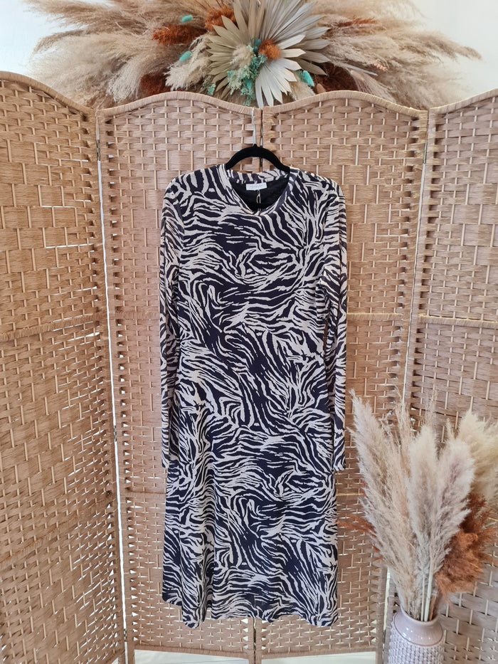 Topshop Animal Print Maxi Size 16